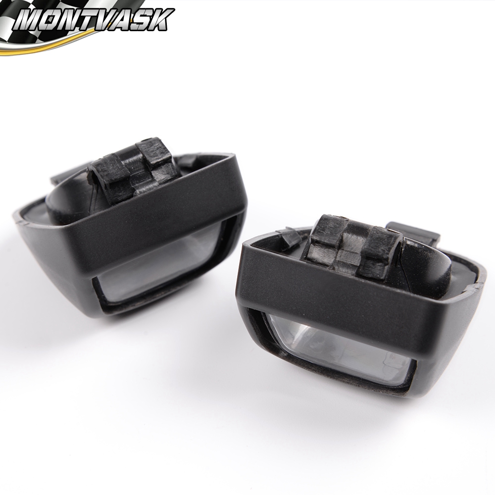 Black License Plate Lights Lens For Chevy GMC Truck w/Step Bumper eBay