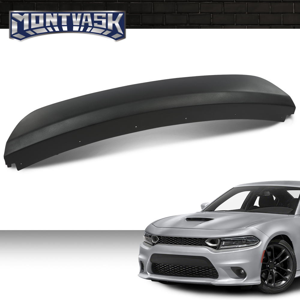 CROSSDESIGN Front Bumper Face Bar Trim Molding Step Pad Compatible With Dodge Charger 2015-2022 68225517AA, CH1044124