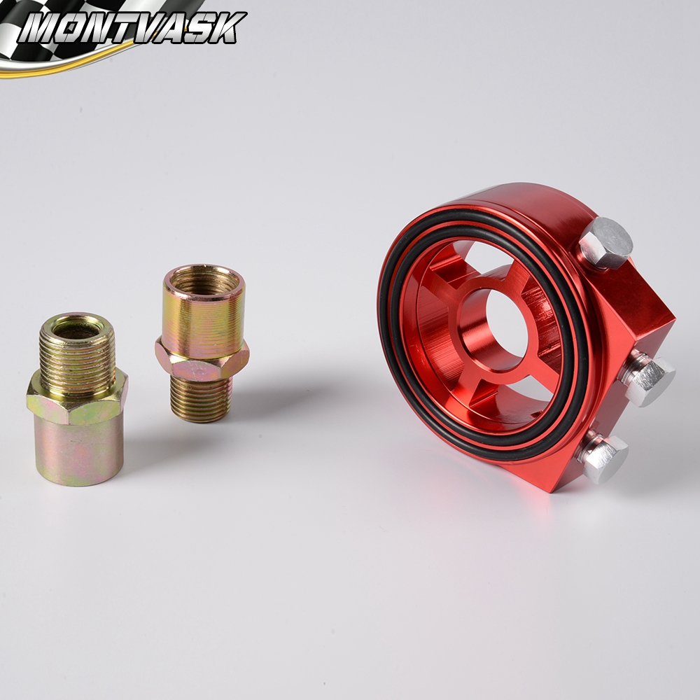 Fit For Universal M20 X 1.5 Aluminum Oil/Gauge Filter Sandwich Adapter Plate Kit eBay