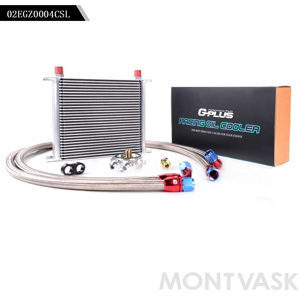 Oil Lines Gplus 7 ROW AN10 Universal Engine Oil Cooler Filter Adapter Kit
