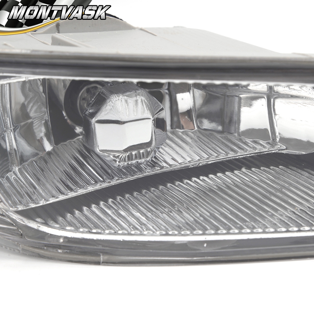 Front Bumper Clear Fog Lights Driving Lamps Set Fit For Toyota Corolla