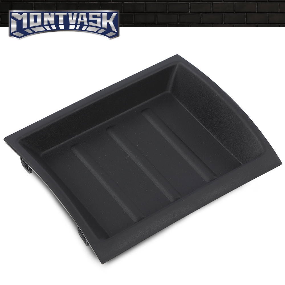 Upper Dash Bezel Storage Box For 2005-2017 Nissan Frontier – Black, Direct Fit Without Silver Trim