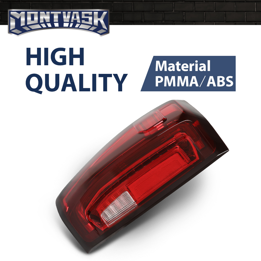 thumbnail image 2 of 2014mmotor Passenger Side Full LED Tail Light Assembly For 2019-2023 GMC Sierra - Direct Replacement, Chrome Housing 2 of 4