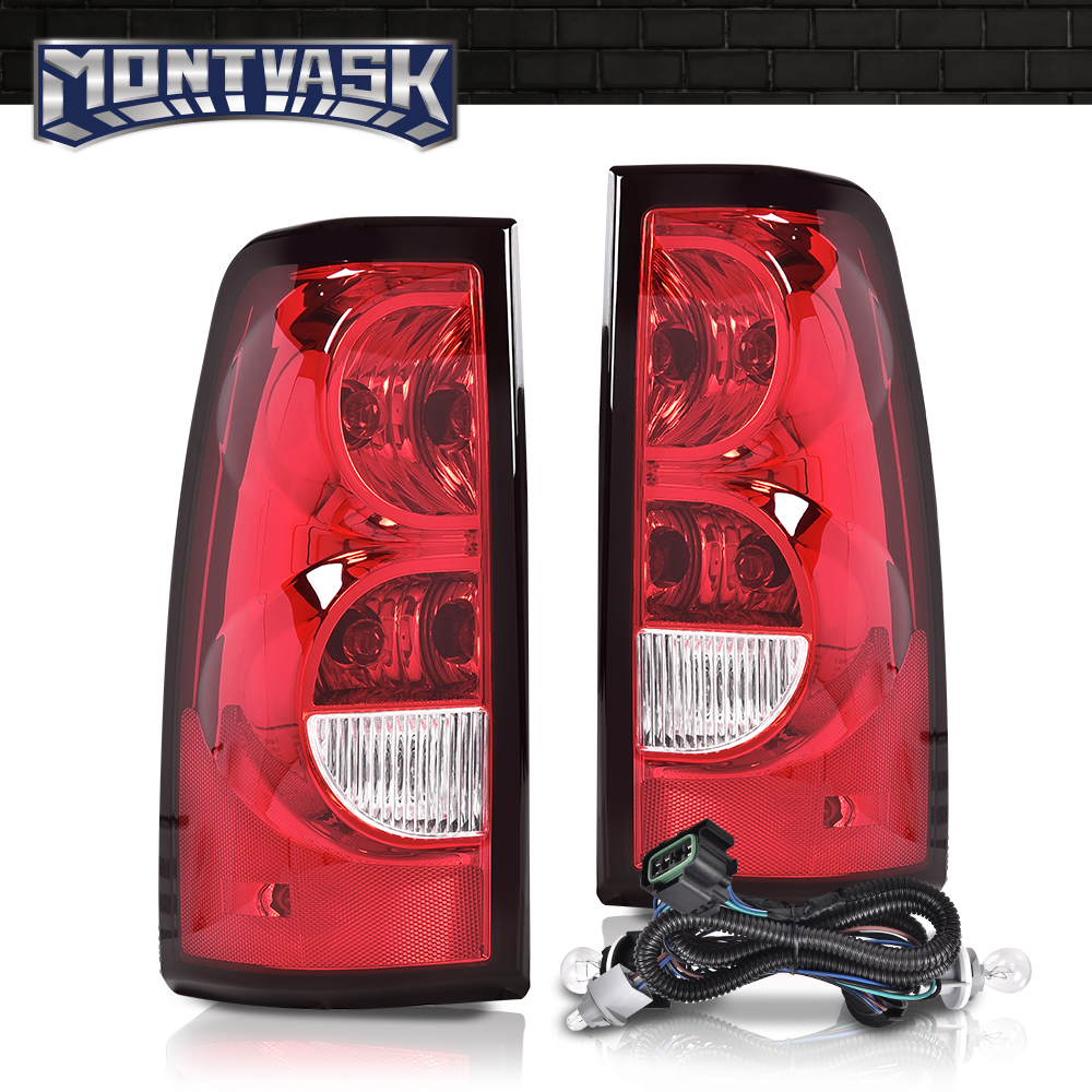 LED DRL Headlights + Smoke Tail Lights Set For 2003-2006 Chevy Silverado 1500 2 thumbnail image