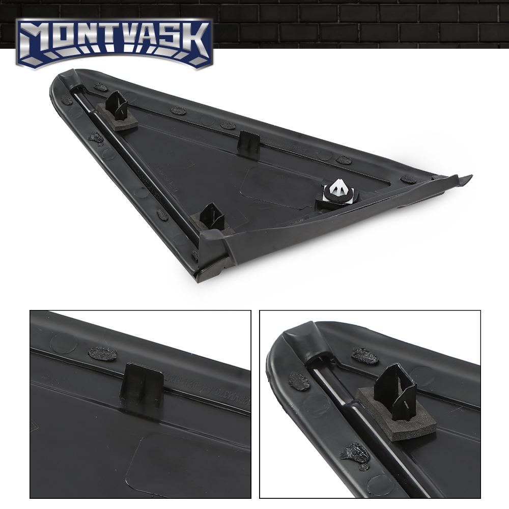 thumbnail image 2 of VR Auto Parts Mirror Flag Applique For Dodge Grand Caravan & Chrysler Town & Country (2008-2020) – Black, Direct Fit 2 of 4